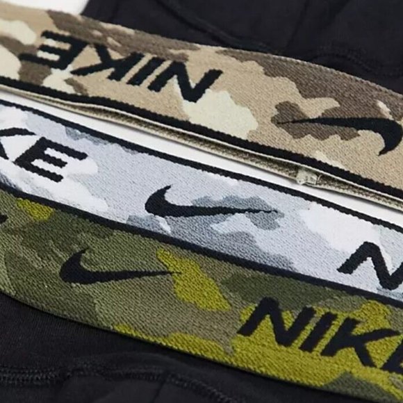 NIKE Dri-FIT Essential Cotton Stretch Camo Jockstrap 3 Pack Men's - Picture 4 of 4